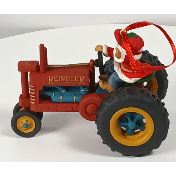 1994 HALLMARK Keepsake MAKIN TRACTOR TRACKS Here Comes Santa - Picture 2 of 11